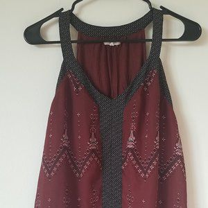 Burgundy Tank Top